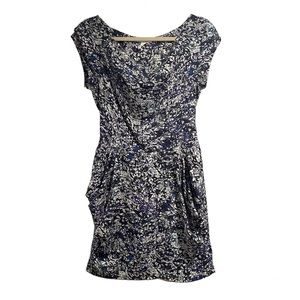 BCBGeneration Cowl Neck Floral Dress